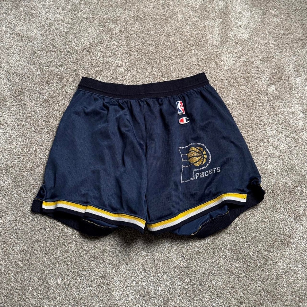 VINTAGE 90s CHAMPION "PACERS" BASKETBALL SHORTS